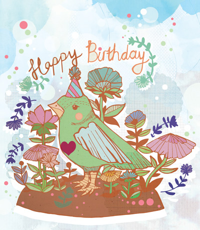 Bird-Birthday-Card
